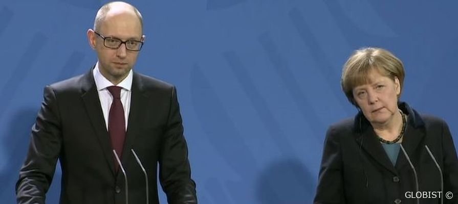 Ukrainischer Premier in Berlin - Er bedankt sich beim deutschen Steuerzahler und will mehr Geld