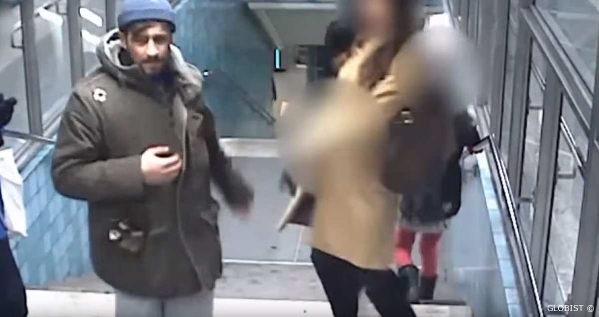 Ein Migrant schlägt die Frau mit zwei Kindern (Schweden/Stockholm)