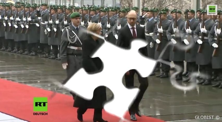 Jazenjuk besucht Merkel - Unser Geld nimmt er mit [E 39]