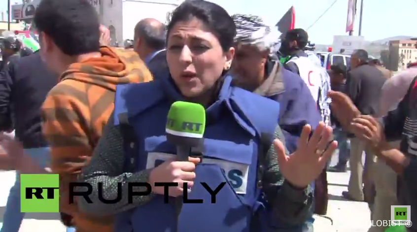 Westbank: Israelische Armee beschießt RT-Reporterin mit Blendgranaten